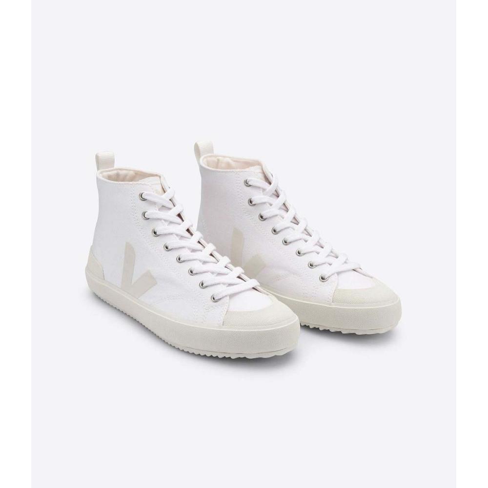 Veja NOVA HIGH TOP CANVAS Men's Shoes White | NZ 251CTV